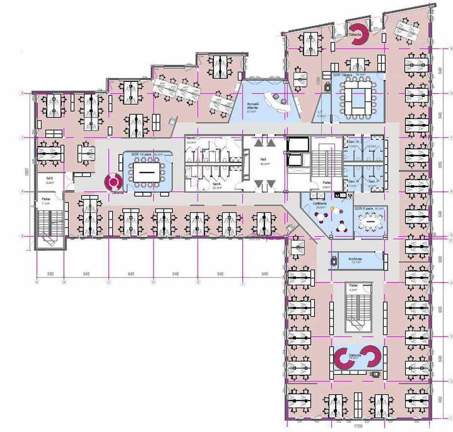 Bureau Villeurbanne 2499m² Location bureau Villeurbanne Rhône OLBUR2110000 9